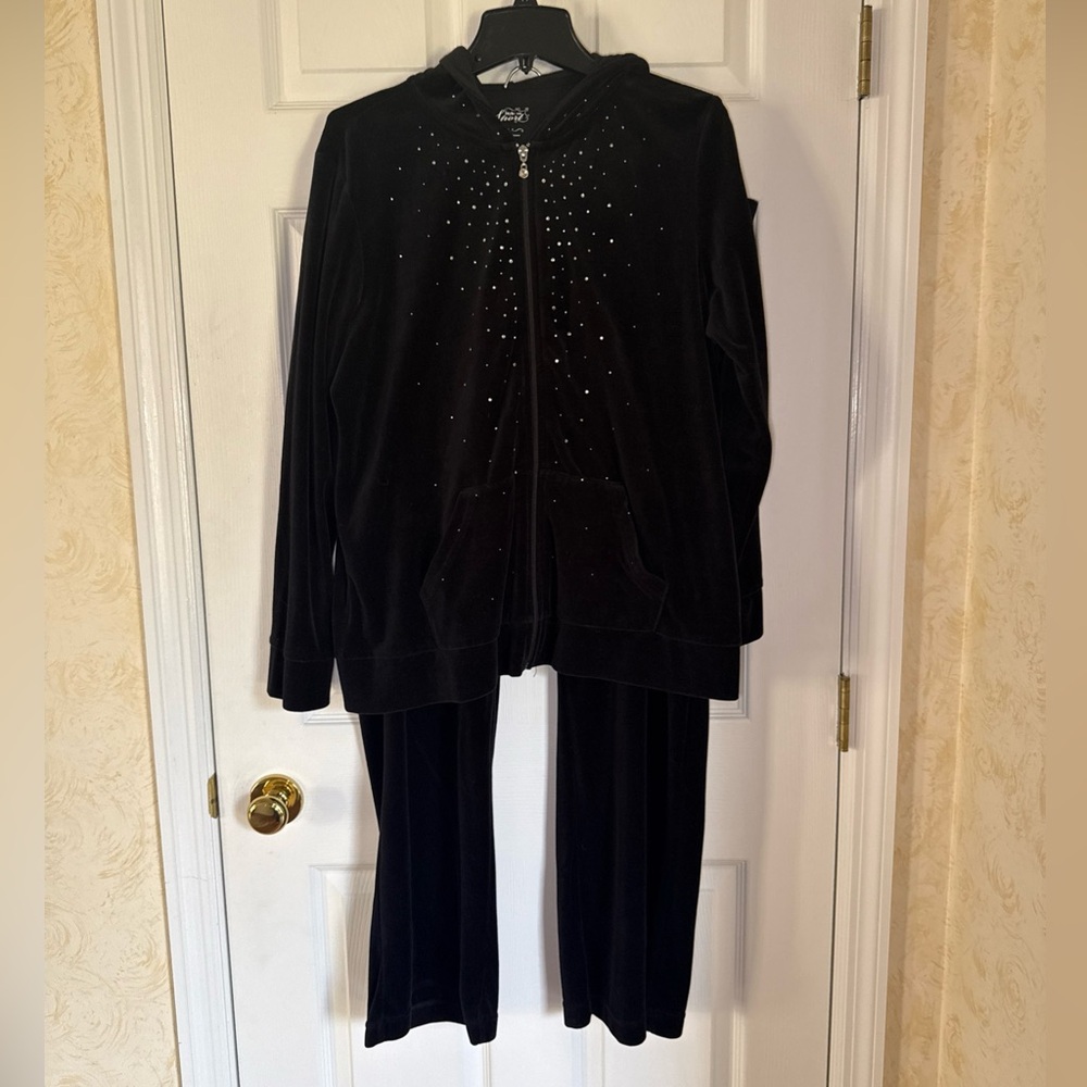 Style & Co Sport Faux Velvet Matching Set